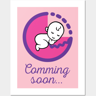 Baby coming soon Posters and Art